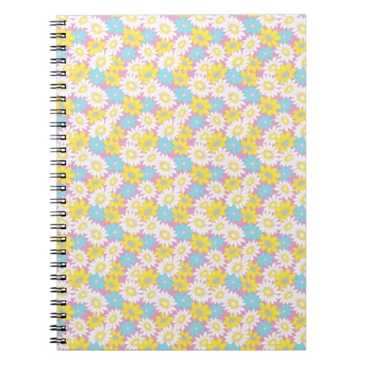 Pastel bloemen notitieboek (Voorkant)