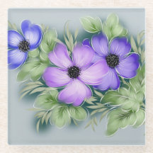 Pastel Bloemen op Grijze Retro Landelijke Achtergr