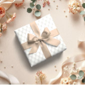 Pastel Bloemen Roze Elegante Bruids Huwelijk Inpakpapier Vel