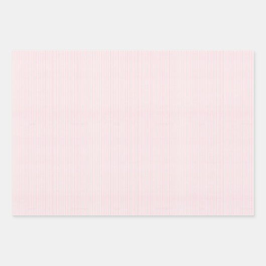 Pastel Bloemen Rozen Strepen Elegante Bruid Inpakpapier Vel (Voorkant 2)