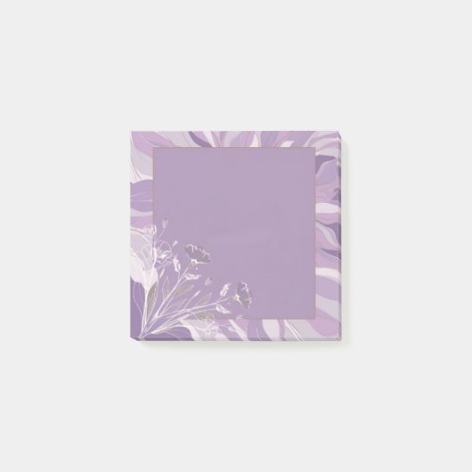 Pastel Bloemen Sticky Notes (Voorkant)