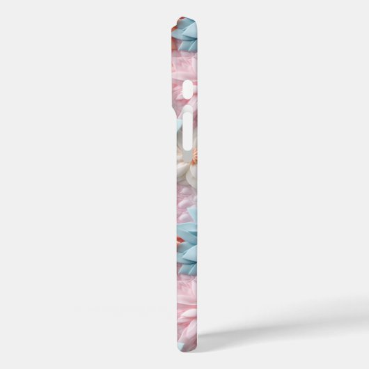 Pastel Bloemen Telefoon Case (Achterkant / Links)