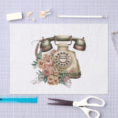  Pastel Bloemen Telefoon Kunst voor Decoupage Tissuepapier (Craft)