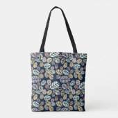Pastel Bloemen Tote Bag (Achterkant)
