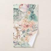 PASTEL BLOEMEN TUIN BADKAMER HANDDOEK SET (Handdoek)
