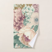 PASTEL BLOEMEN  TUIN BADKAMER HANDDOEK SET (Handdoek)