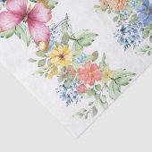 Pastel Bloemen & Vlinders Decoupage Papier (Detail)