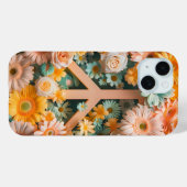 Pastel Bloemen Vrede Teken Telefoonhoes Case-Mate iPhone Case (Achterkant (horizontaal))