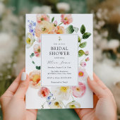  Pastel Bloemen Vrijgezellenfeest Kaart