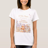Pastel Bloemen Waterverf T-shirt (Voorkant)