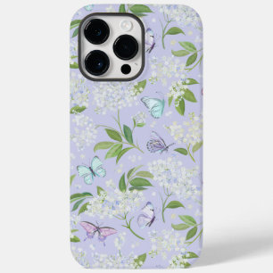 Pastel Bloemen Waterverf Vlinder Case-Mate iPhone 14 Pro Max Hoesje