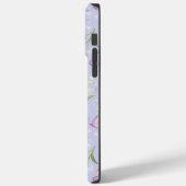 Pastel Bloemen Waterverf Vlinder Case-Mate iPhone Case (Achterkant / Links)