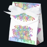 Pastel Bloemen Witte bruiloft Bedankdoosjes<br><div class="desc">Stijl: Grote Tent Favoriet Box met lint 4 "x 2" x 5" Favoriet dozen zijn net zo uniek als uw gasten. Perfect voor bruiloften, verjaardagen, zakelijke evenementen en meer! Afmetingen: 4 "b x 2" l x 5 "h Volledige kleurendruk op hoge kwaliteit kaartvoorraad Schepen plat, sommige eenvoudige montage vereist Voedsel...</div>