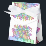 Pastel Bloemen Witte bruiloft Bedankdoosjes<br><div class="desc">Stijl: Grote Tent Favoriet Box met lint 4 "x 2" x 5" Favoriet dozen zijn net zo uniek als uw gasten. Perfect voor bruiloften, verjaardagen, zakelijke evenementen en meer! Afmetingen: 4 "b x 2" l x 5 "h Volledige kleurendruk op hoge kwaliteit kaartvoorraad Schepen plat, sommige eenvoudige montage vereist Voedsel...</div>