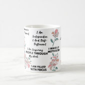 Pastel Bloemen Zelf Liefde Koffiemok (Center)