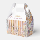 Pastel Bloemenboek Thema Baby shower Bedankdoosjes (Voorkant Zijde)