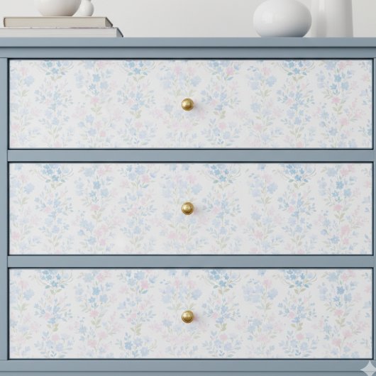 Pastel Bloemendecoupeer Tissuepapier