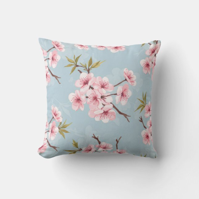 Pastel Bloemendeken Kussen (Voorkant)