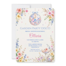 Pastel Bloemendisco Tuin Bruiloftsborrel