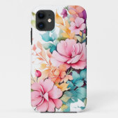 Pastel Bloemenkunst Case-Mate iPhone Case (Achterkant)