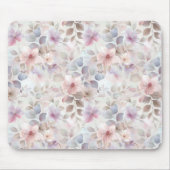Pastel bloemenmuismat voor computerbureaus muismat (Voorkant)