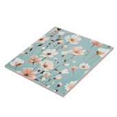  Pastel bloemenpatroon, AI gegenereerd, Tegeltje (Zijkant)