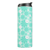 Pastel Bloemenpatroon MINT Thermosbeker (Gedraaid links)
