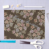 Pastel bloemenpatroon tissuepapier (Craft)