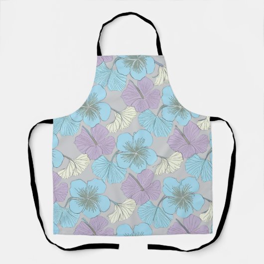 “Pastel Bloemenschort  Schort (Voorkant)