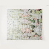 Pastel bloemenslinger bruiloftsrequisiet wandkleed (Voorkant (horizontaal))