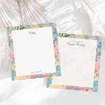 Pastel Bloementuin Aangepast Notitieblok<br><div class="desc">Introductie van ons Pastel Floral Garden Notitieblok, waar bruikbaarheid in perfecte harmonie samenkomt met schoonheid. Versierd met delicate pastel bloemige design, elke pagina is een canvas voor uw gedachten, ideeën, en to-do lijsten. Of het nu gaat om herinneringen of om het vastleggen van inspiratiemomenten, dit notitieblok voegt een vleugje elegantie...</div>
