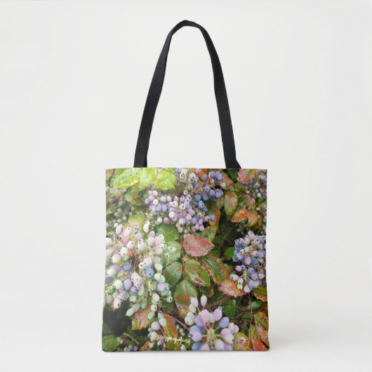 Pastel Bloementuin Boodschappentas Tote Bag (Voorkant)
