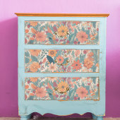 Pastel Bloementuin Decoupage Tissuepapier