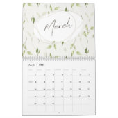 Pastel Bloemenwandkalender, 2025 wandkalender, F Kalender (Mar 2026)