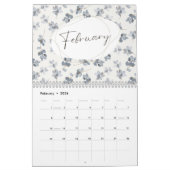 Pastel Bloemenwandkalender, 2025 wandkalender, F Kalender (Feb 2026)