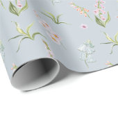 Pastel Bloemenweide Inpakpapier (Rol Hoek)