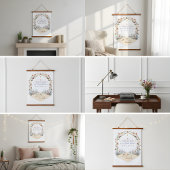 Pastel Bloemenweide Tapijt Hangend Wandkleed