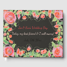 Pastel bloemig met zwart