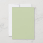 Pastel Bloemige Art Nouveau Bewaar De Datum Save The Date (Achterkant)