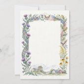 Pastel Bloemige Bewaar de Datum Trouwkaart Save The Date (Achterkant)