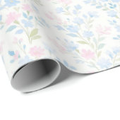 Pastel Bloemige Inpakpapier (Rol Hoek)