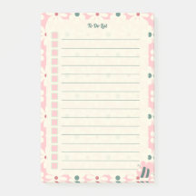 Pastel Bloemige Takenlijst Planner Ontwerp