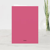Pastel Bloemige Verjaardag Kaart (Achterkant)
