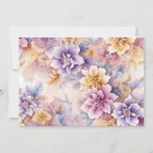Pastel Bloemkaartenset x 10