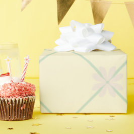 Pastel Bloemmotief Cadeaupapier