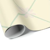 Pastel Bloemmotief Cadeaupapier (Rol Hoek)