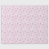 Pastel Bloemmotief Cadeaupapier (Vlak)
