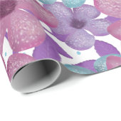 Pastel Bloemmotief Cadeaupapier (Rol Hoek)