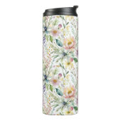  pastel bloemmotief gepersonaliseerd thermosbeker (Gedraaid links)