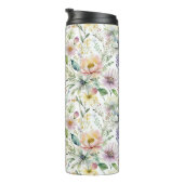  pastel bloemmotief gepersonaliseerd thermosbeker (Geroteerd rechts)